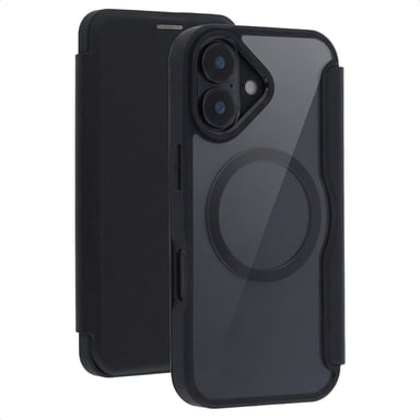 imoshion Bookcase transparente avec MagSafe pour Apple iPhone 17 - Noir