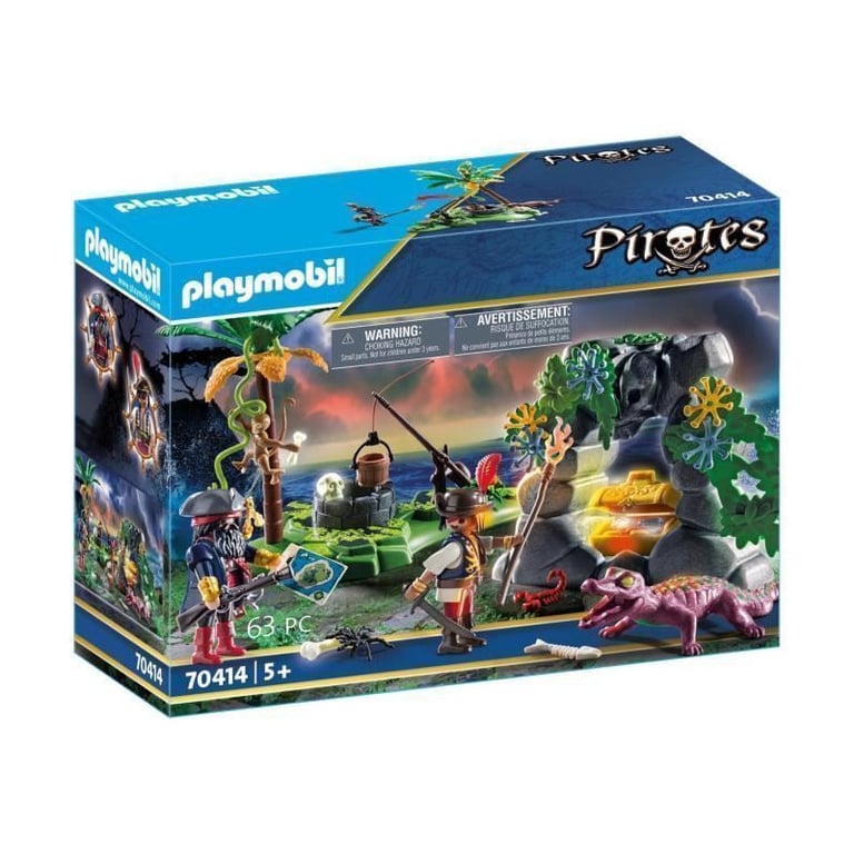 PLAYMOBIL 70414 - Les Pirates - Repaire du tresor des pirates  - Nouveaute 2020 - Neuf