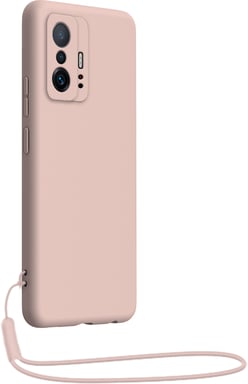 Cover per Xiaomi 11T / 11T Pro silicone con cordino da polso abbinato