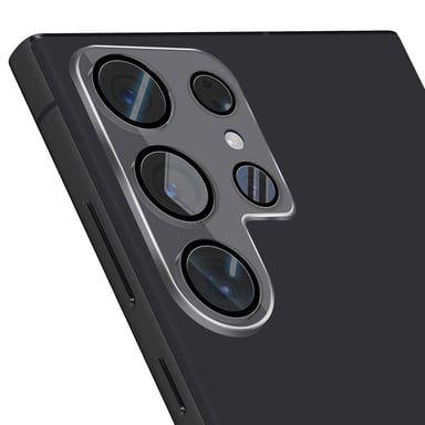 Crong Protección de Lente de Cámara para Galaxy S23 Ultra Serie Lens Shield Transparente