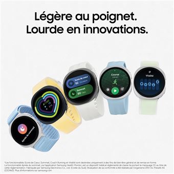Galaxy Watch 9 (2026) GPS, Boitier de 44mm en Aluminium Graphite avec bracelet Graphite - Neuf