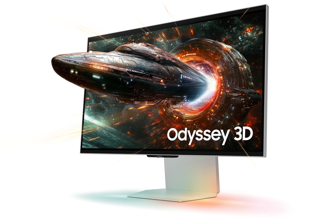Samsung Écran PC Gaming 27 Odyssey 3D G90XF 4K UHD 165Hz Neuf