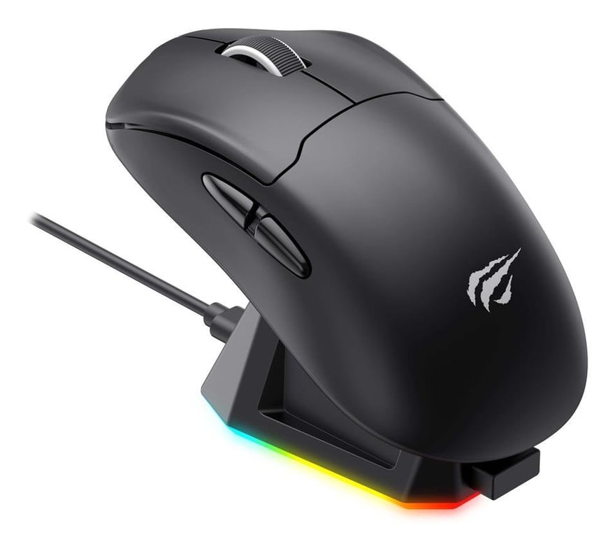 Havit Gamenote MS979WB Gaming Ambidextre RF Wireless + Bluetooth + USB Type C 26000 DPI Neuf