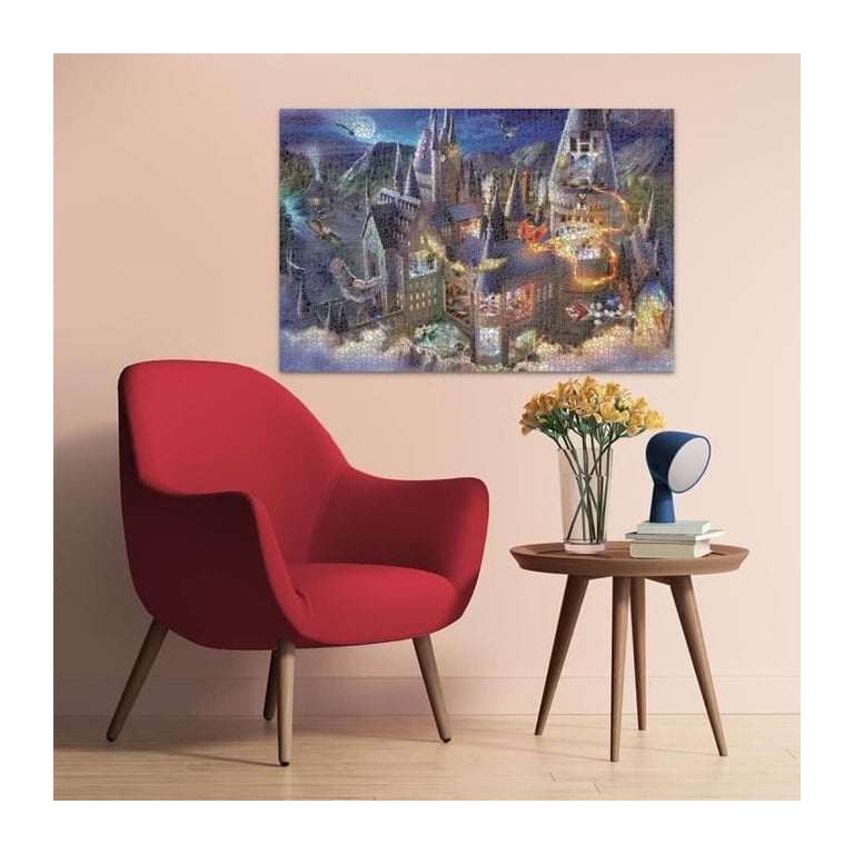 Puzzle 3000 pièces : Château de Poudlard Harry Potter Ravensburger France - vue 5