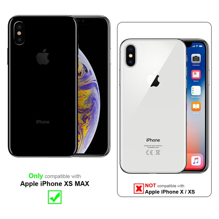 3x Verre trempé pour Apple iPhone XS MAX en HAUTE TRANSPARENT 3x Film de  protection d'