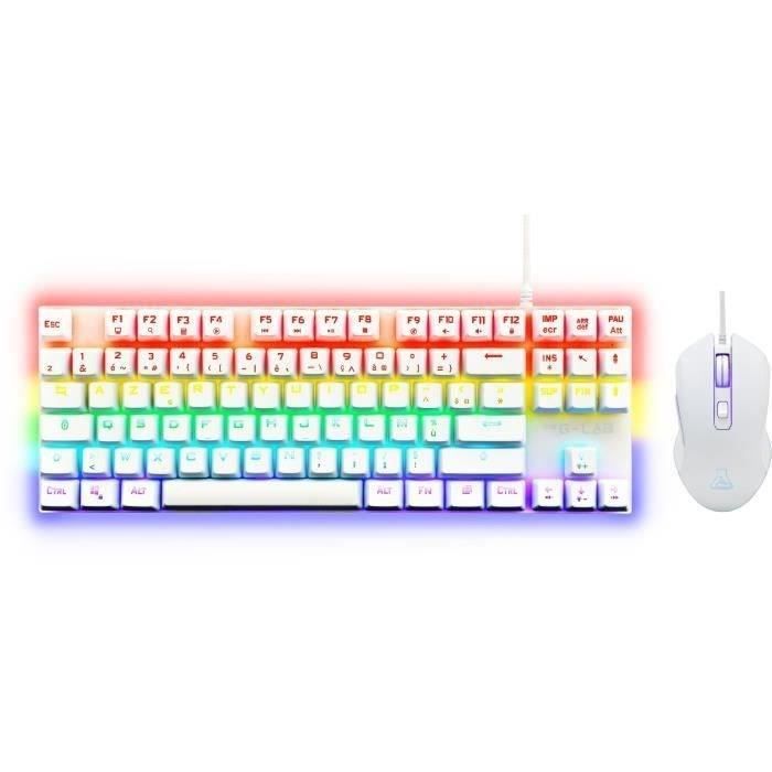 Pack Clavier et Souris The G-Lab COMBO MERCURY – Mécanique TKL RGB - vue 5