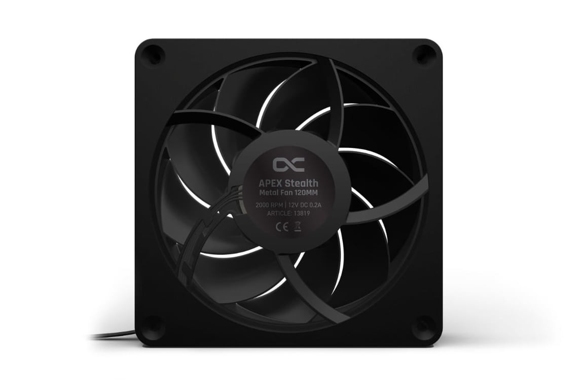 Alphacool Apex Stealth Metall Boitier PC Ventilateur 12 cm Noir 1 pièce(s) - Neuf