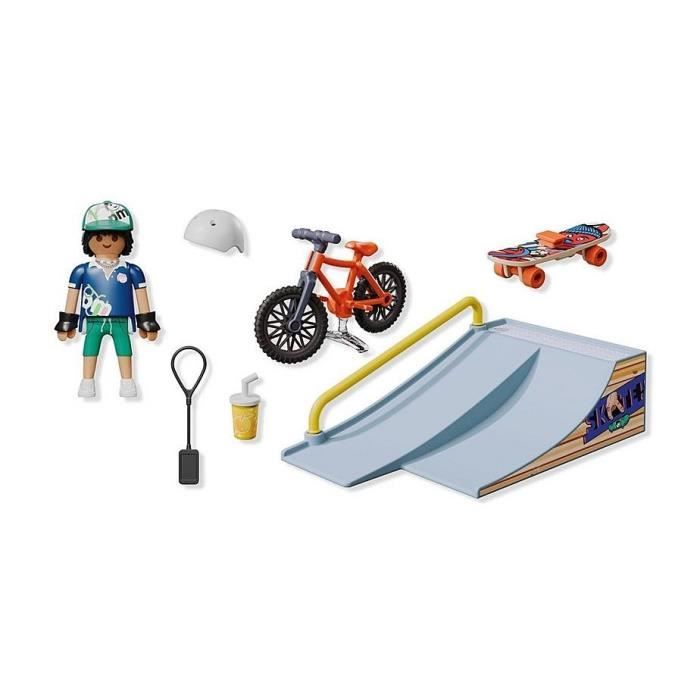 PLAYMOBIL 71798 Snowboarder avec rampe de glisse - vue 3