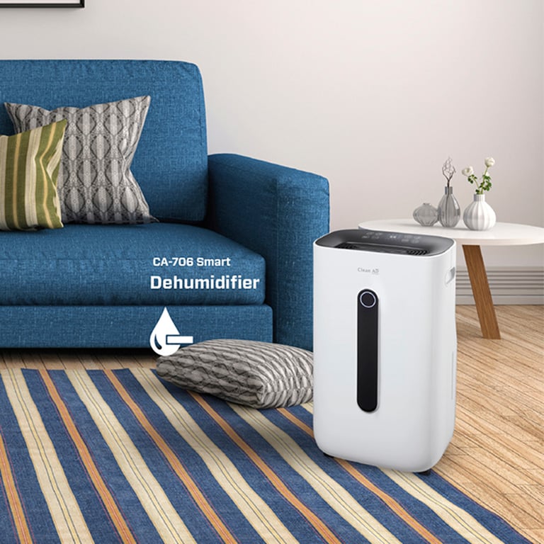 Clean Air Optima Déshumidificateur et purificateur d'air CA 706 Smart espaces jusqu'à 70m² / 175m³ Neuf - vue 2