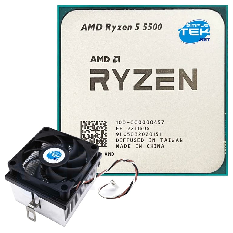 AMD Ryzen 5 5500 processeur 3,6 GHz 16 Mo L3 Boîte - Neuf