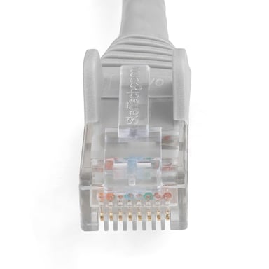 StarTech.com Ethernet Cable CAT6 10m - LSZH (Low Smoke Zero Halogen) - 10 Gigabit 650MHz 100W PoE RJ45 10GbE UTP Strain Relief Snagless Network Patch Cord - Grey, CAT 6, ETL Verified, 24AWG