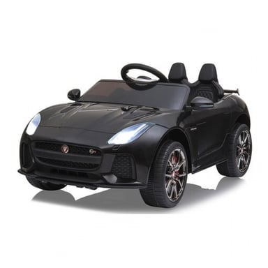 Jaguar F-Type SVR negro 12V coche eléctrico para niños