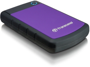 Transcend StoreJet TS1TSJ25H3P disque dur externe 1 To 5400 tr/min 2.5'' Micro-USB B 3.2 Gen 1 (3.1 Gen 1) Noir, Violet