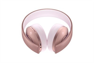 Sony Gold Wireless Headset Auriculares Inalámbrico y alámbrico Diadema Juego Oro rosa