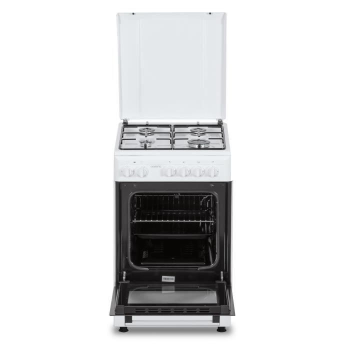 Cuisinière gaz OCEANIC OCEACG50GW 4 feux L49 8 xP61 xH 86 cm - vue 5