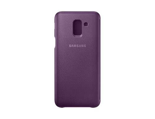 Samsung EF-WJ600 coque de protection pour téléphones portables 14,2 cm (5.6'') Étui avec portefeuille Violet Samsung Galaxy J6 (2018)