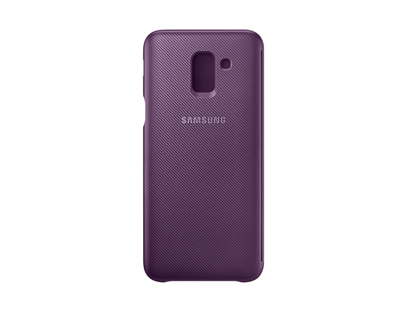 Samsung EF-WJ600 coque de protection pour téléphones portables 14,2 cm (5.6 ) Étui avec portefeuille Violet Samsung Galaxy J6 (2018) - Neuf