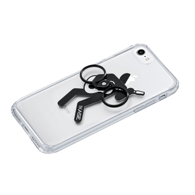 Porta smartphone a doppio anello, chitarrista ROCK N ROLL