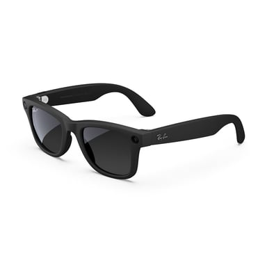 Meta Wayfarer Noir mat et graphite polarisé