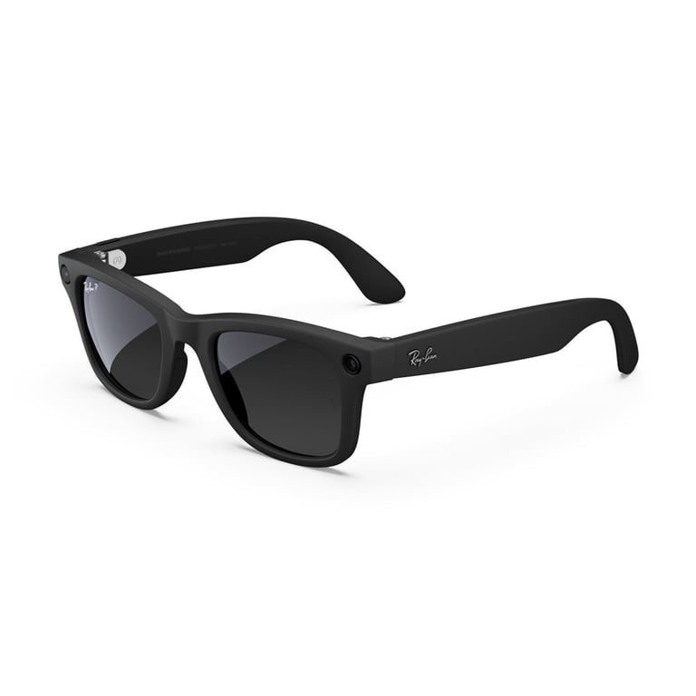 Meta Wayfarer Noir mat Dégradé graphite polarisé - Neuf