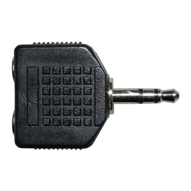 Adattatore 2 Jack 3,5 mm femmina Jack 3,5 mm maschio