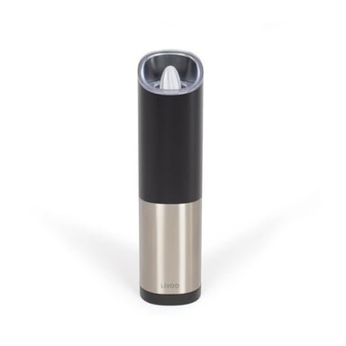 Molino de especias - LIVOO - GS161 - 80 ml - Molienda ajustable - LED azul - Por gravedad recargable