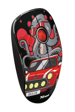 Mouse ottico senza fili RF ambidestro Trust Sketch 1600 DPI