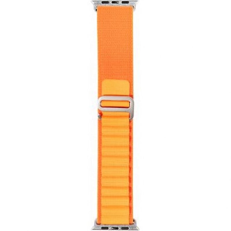 Bracelet Apple Watch 38-40-41mm Boucle alpine 138 à 205mm Orange Bigben - Neuf