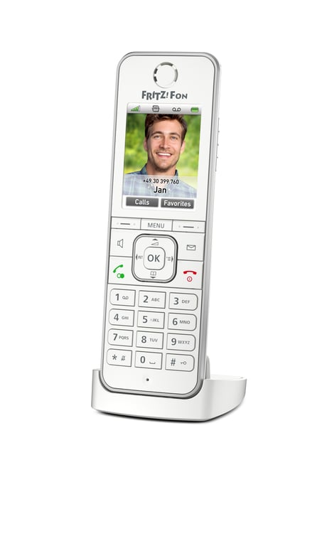 Téléphone DECT FRITZ!Fon C6 – Identification de l'Appelant, Design Ergonomique - vue 2