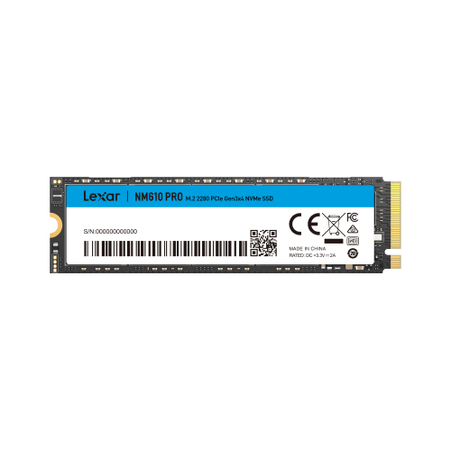 Lexar NM610 PRO 500 Go .2 PCI Express 3.0 NVMe Neuf
