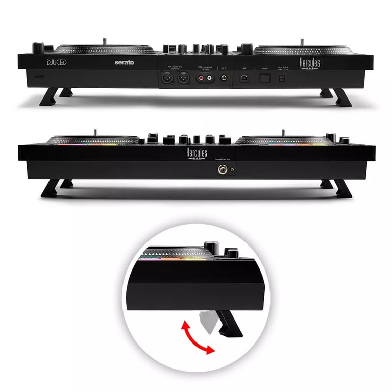 HERCULES DJCONTROL INPULSE T7 Contrôleur DJ motorisé avec deux platines - vue 5