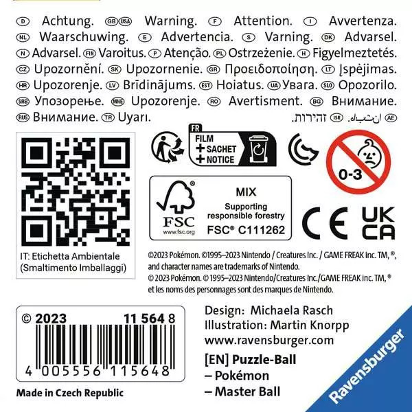 Pokémon Puzzle 3D Pokéballs Rapide Ball - vue 4