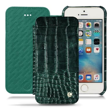 Noreve Horizon coque de protection pour téléphones portables 10,2 cm (4'') Folio Vert Apple iPhone SE