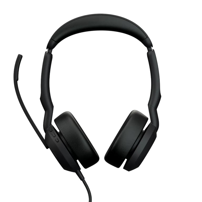 Jabra Evolve2 50 Casque Avec fil Arceau Bureau/Centre d'appels USB Type-C / USB Type-A Bluetooth Noir - Neuf