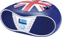 CD/radio FM e lettore MP3 CD58 Bandiera inglese Bigben