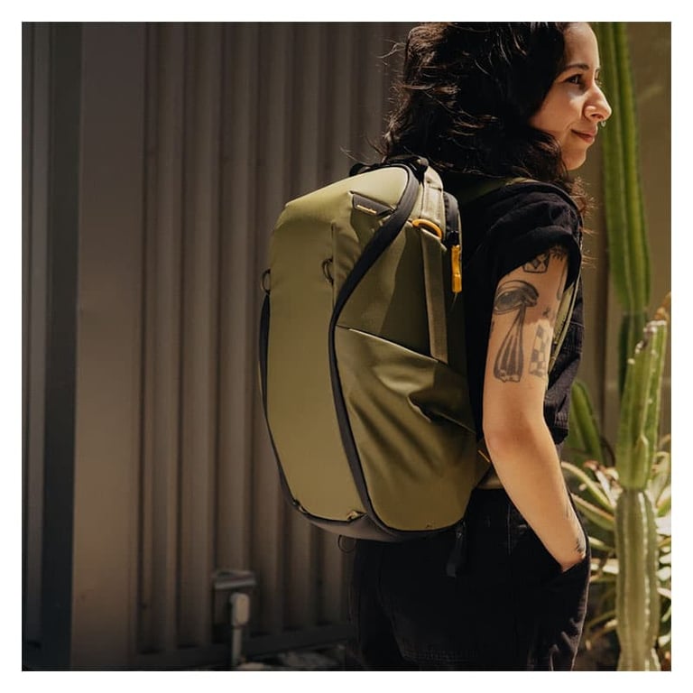 PEAK DESIGN Everyday Backpack Zip Kelp BEDBZ 15 KP 3 - vue 3