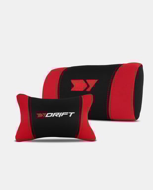 DRIFT DR110BR Sedia da gioco Seduta imbottita Nero, Rosso