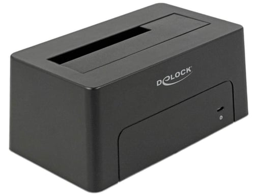 DeLOCK 63958 USB 3.2 Gen 2 (3.1 Gen 2) Docking station per archiviazione Type-C Nero