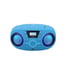 BIGBEN CD61BLUSB Radio Cd Portátil Usb Azul + Altavoces Luminosos