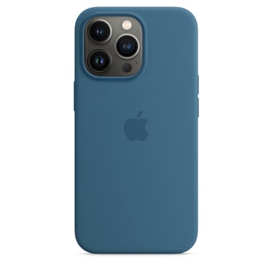 Coque en silicone avec MagSafe pour iPhone 13 Pro Bleu