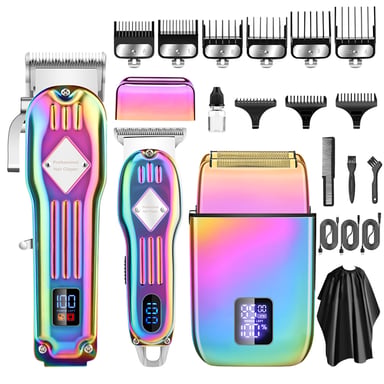 Tondeuse pour cheveux & tondeuse à barbe INF professionnelle MultiColor