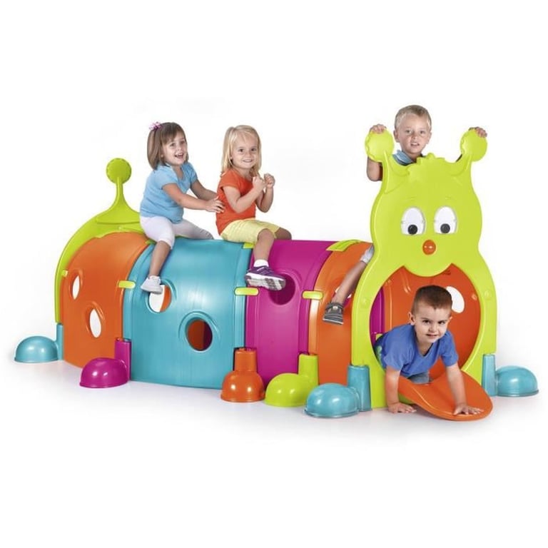 Aire de jeux Tunnel Febergus Chenille plastique anti UV FEBER - vue 4