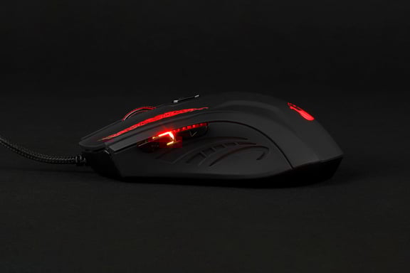 Konix Drakkar 61881192428 ratón Juego Ambidextro USB tipo A Óptico 2000 DPI