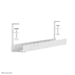 Neomounts ADS07-120WH Bandeja para cables - montaje de abrazadera - universal