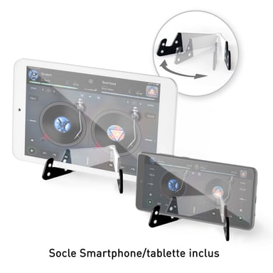 Hercules 4780921 contrôleur DJ 2 canaux Noir, Blanc, Jaune