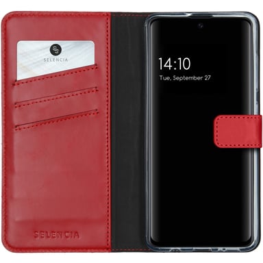 Selencia A515F38524303 coque de protection pour téléphones portables 16,5 cm (6.5'') Folio porte carte Rouge Samsung Galaxy A51