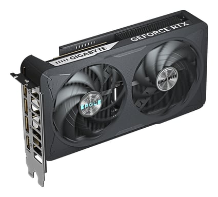 GIGABYTE GeForce RTX 5060 EAGLE OC 8G Tarjeta Gráfica - 8GB GDDR7, 128bit, PCI-E 5.0, 2550 MHz Frecuencia del núcleo, 3 x DisplayPort, 1 x HDMI, GV-N5060EAGLE OC-8GD