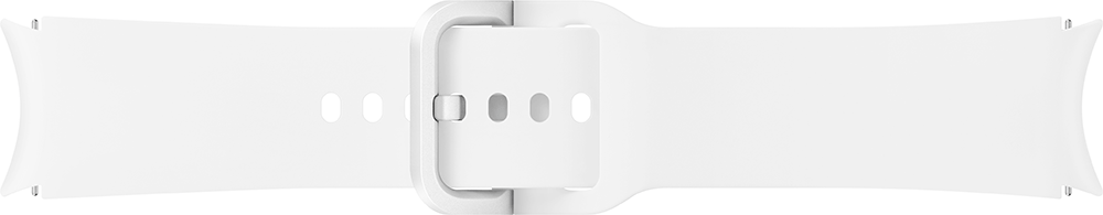 Bracelet Samsung G Watch Series Sport Silicone 20mm 115mm S/M Blanc Samsung - Neuf