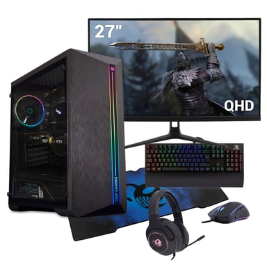 PC Gaming Completo Covenant 2 i5-12400F/16GB/RTX3050/2TB SSD/Monitor 27'' QHD/Setup Gamer