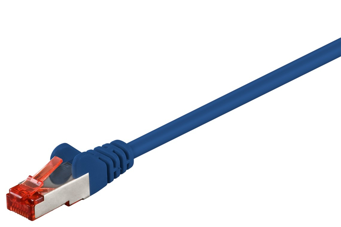 Goobay 95512 câble de réseau Bleu 5 m Cat6 S/FTP (S-STP) - Neuf